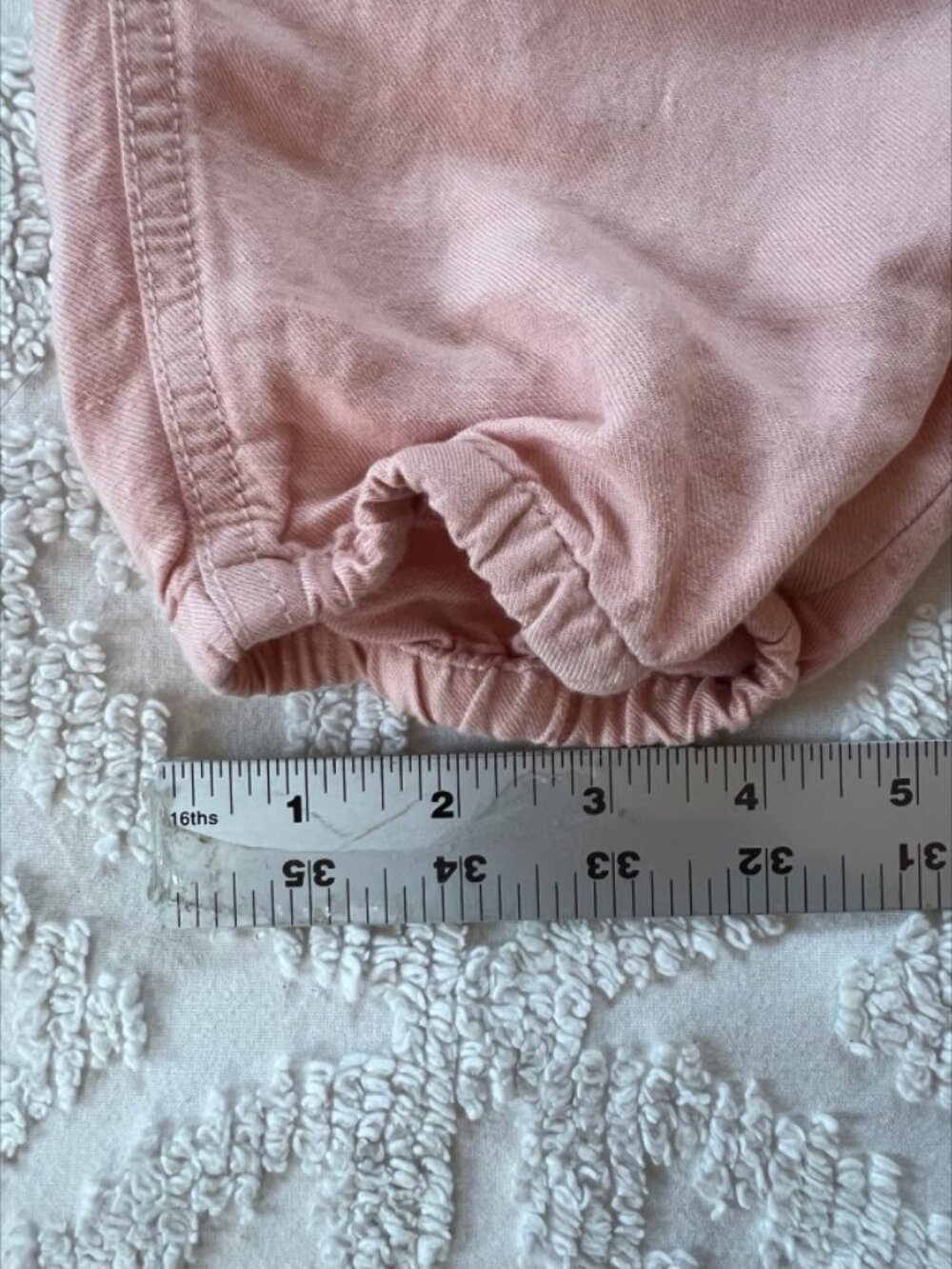 GAP Linen Blend Drawstring Joggers Small Pink Linen Rayon Pull-On Pants - Picture 7 of 9